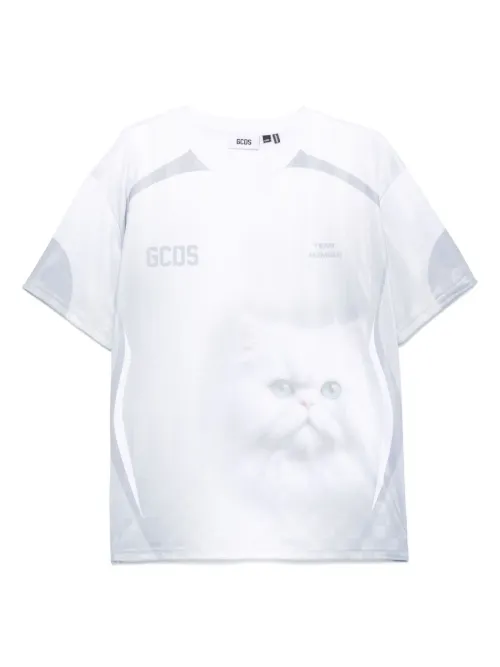 Maillot de football à motif chat - GCDS - Modalova