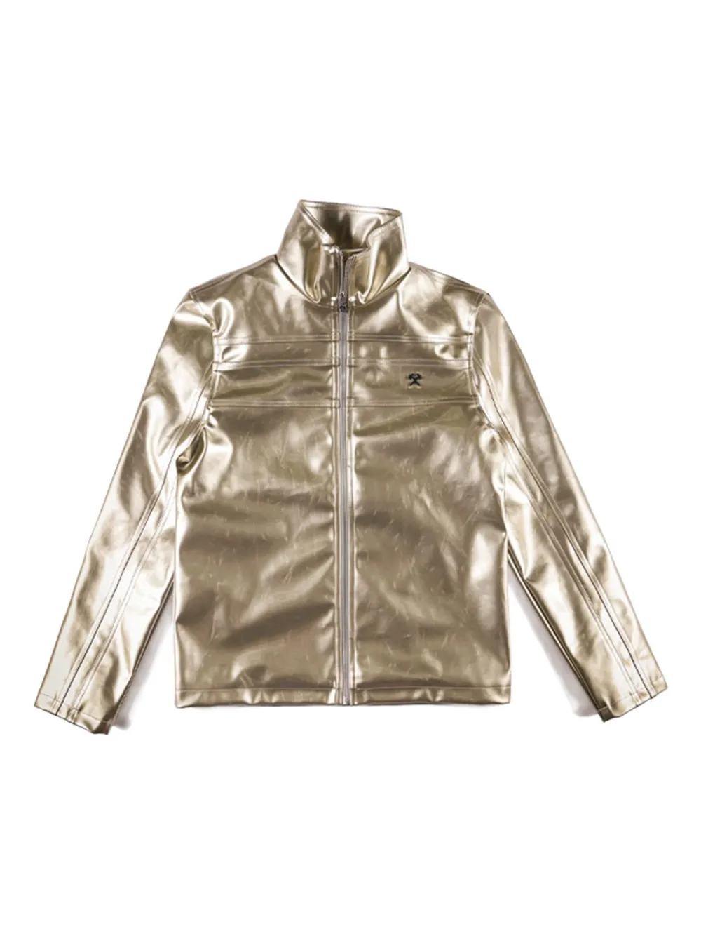 GmbH metallic zip-up jacket | Gold | Image 1