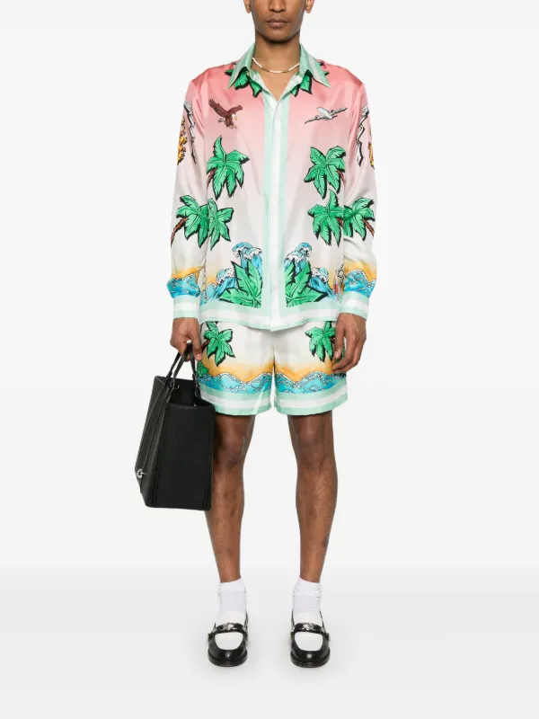 Casablanca Tennis Club ショートパンツ | ピンク | FARFETCH JP