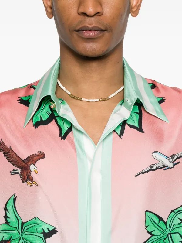 Casablanca Tennis Club Shirt | Pink | FARFETCH