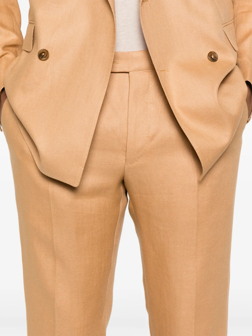 Tagliatore Pak met dubbele rij knopen Bruin