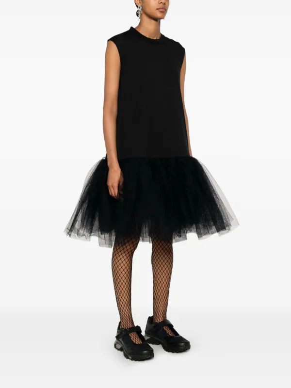 Simone Rocha チュールトリム ワンピース | ブラック | FARFETCH JP