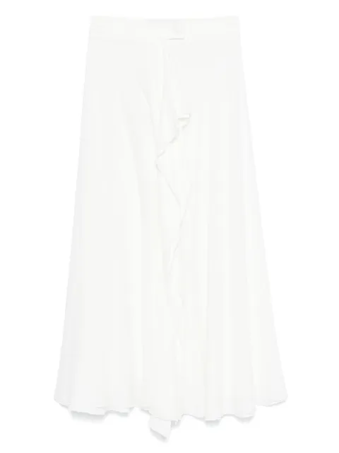 DE SANTIS falda midi con diseño drapeado