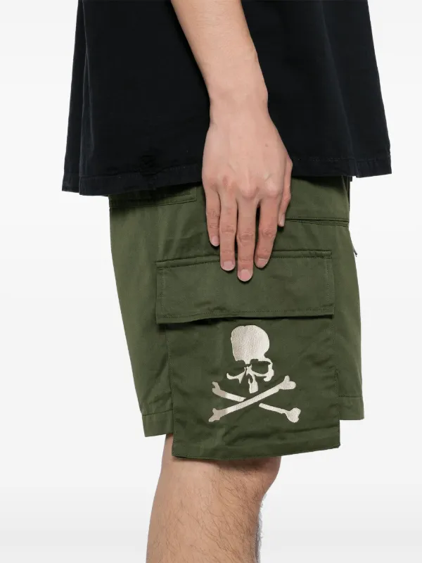 Mastermind Japan Skull Cargo Shorts | Green | FARFETCH