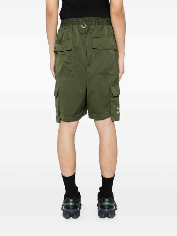 こまるた Mastermind Japan Skull Cargo Shorts | Green | FARFETCH