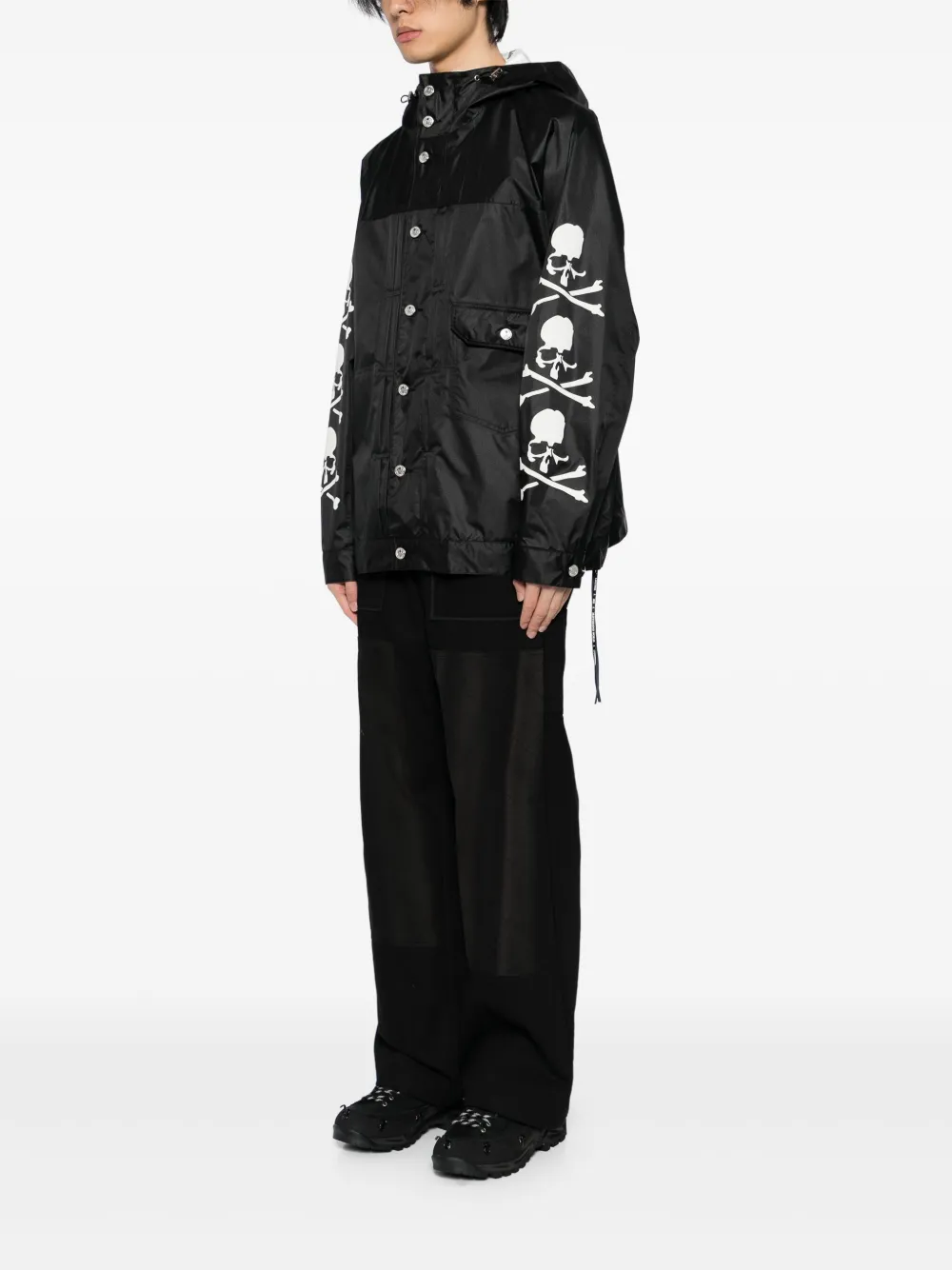 Mastermind World Jack met doodskopprint Zwart
