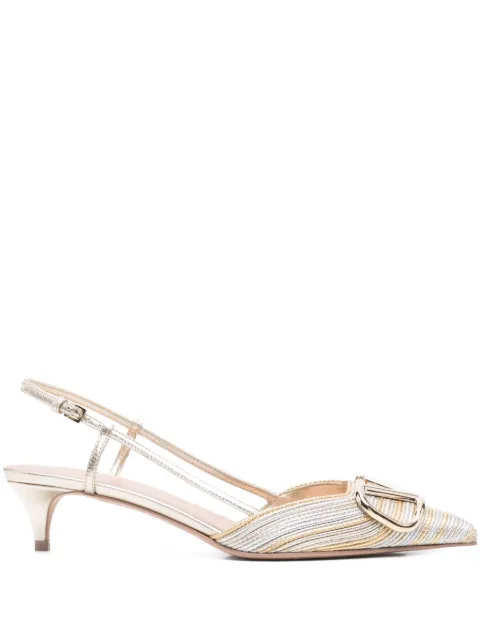 Valentino Garavani 40mm VLogo Signature-plaque pumps