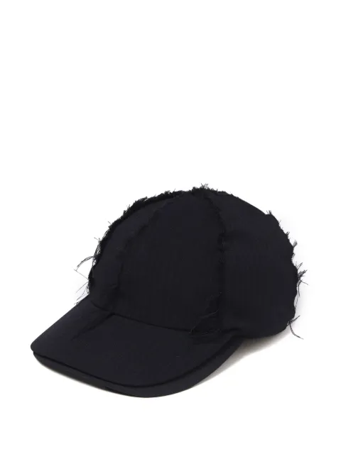 Y's frayed-detail cap