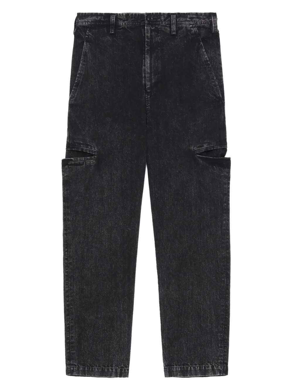 Y's high-waisted jeans | Black | Image 1