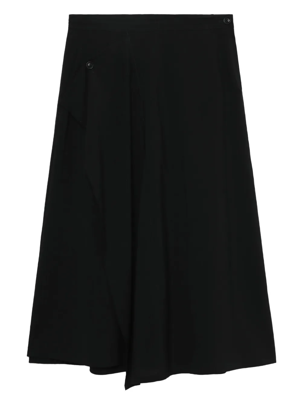 Y's falda midi con diseño asimétrico | negro | Image 1