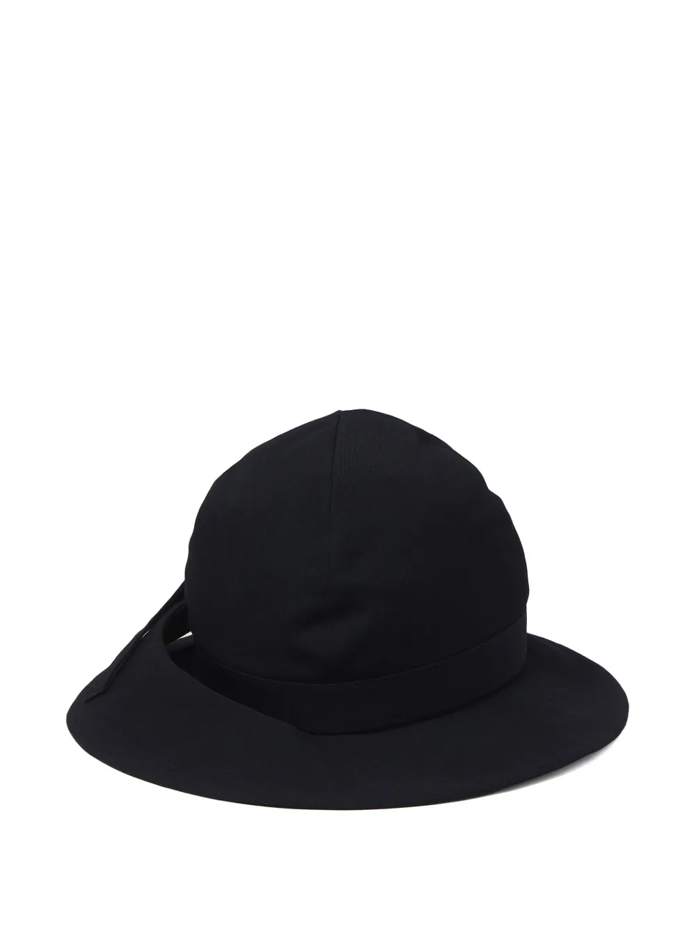 Y's Gabardine Bucket Hat In Black