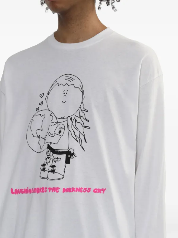 WESTFALL cartoon-print T-shirt | White | FARFETCH RO