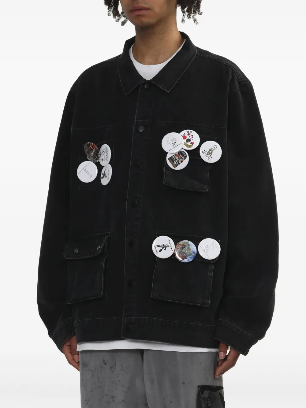 WESTFALL Denim jack Zwart