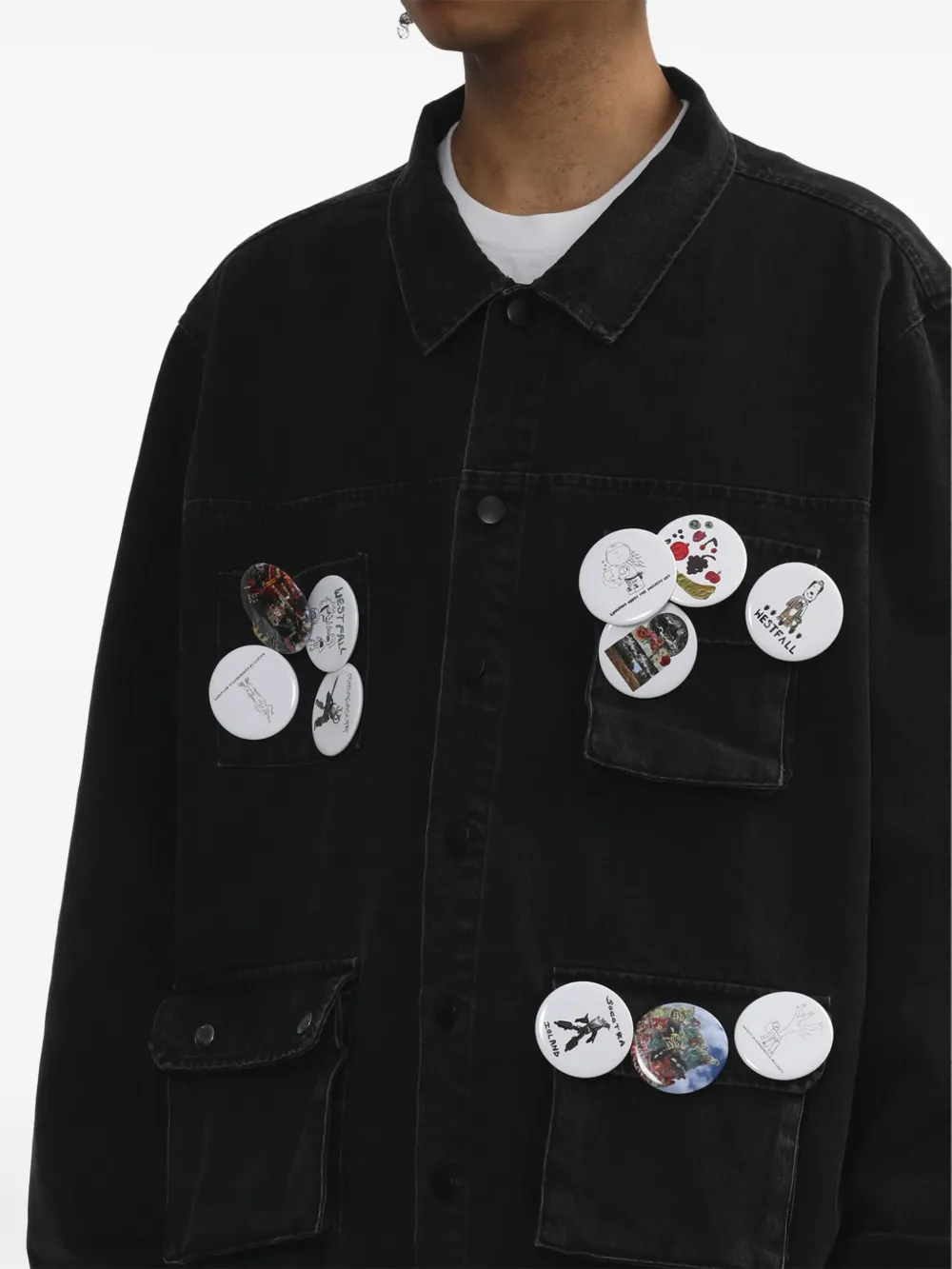 WESTFALL Denim jack Zwart