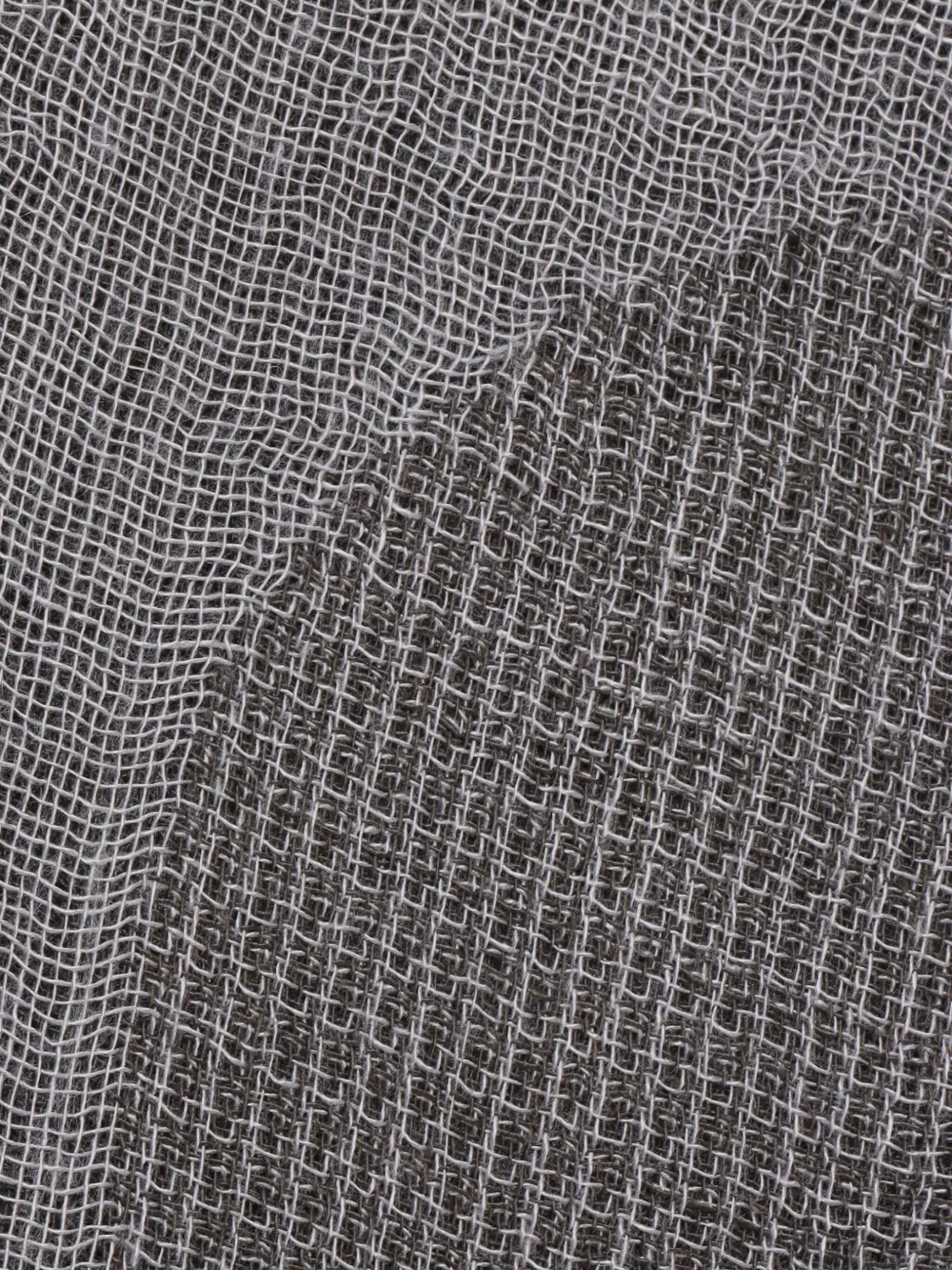 Y's Fringed Polka Dot Scarf In Gray