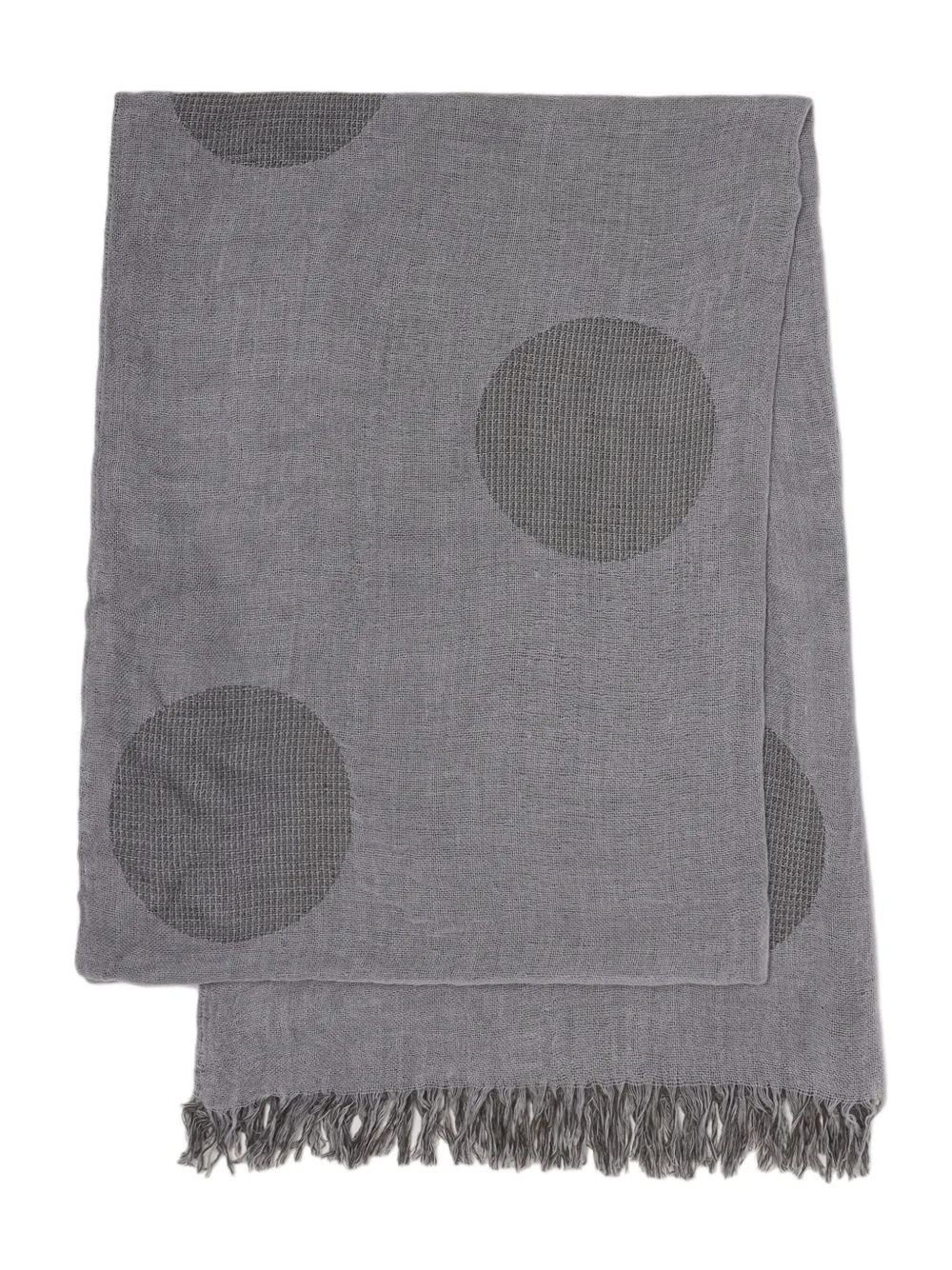 Y's fringed polka dot scarf | Image 2