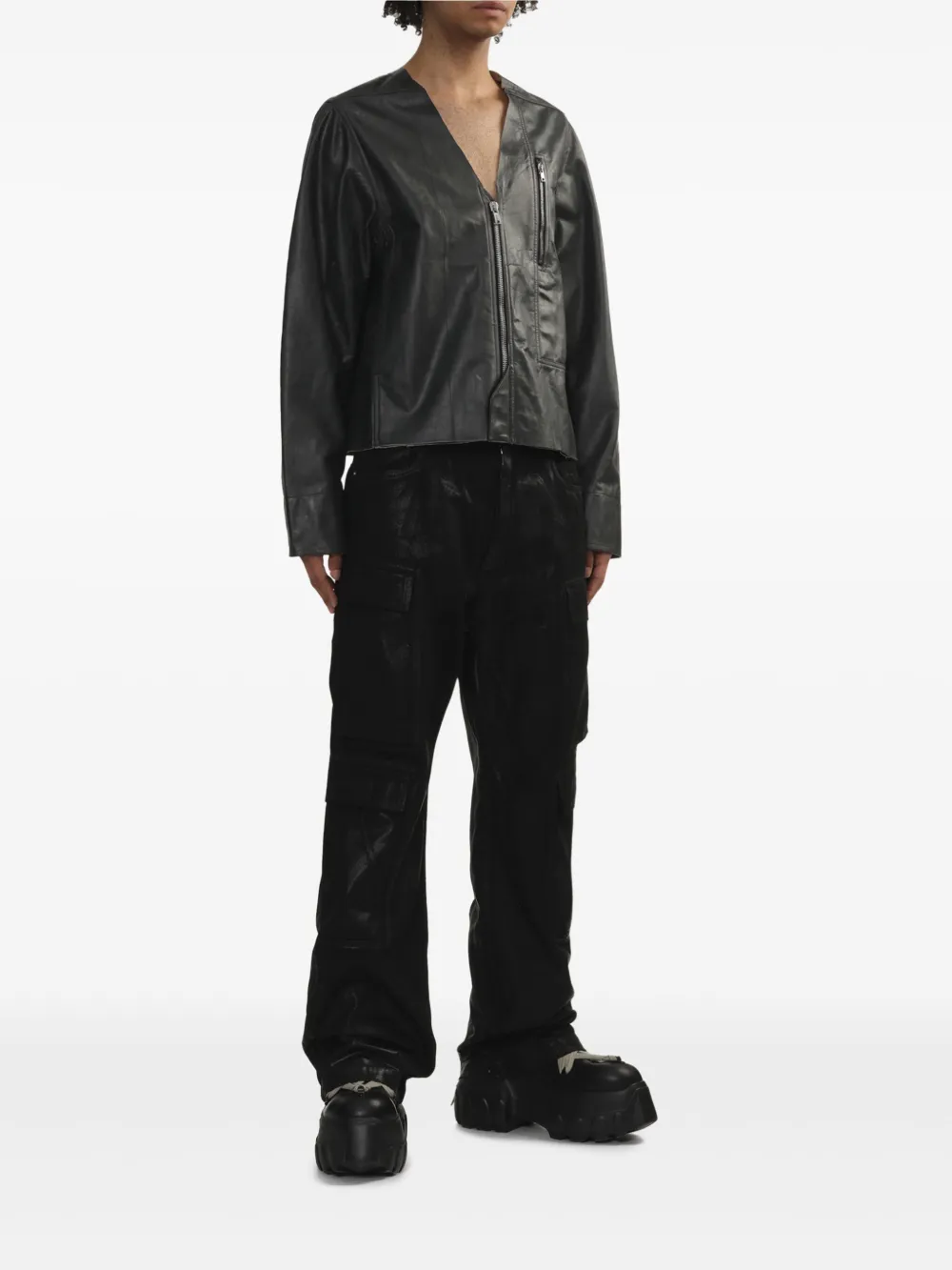 Rick Owens leather jacket | Leather Jackets | Image 2