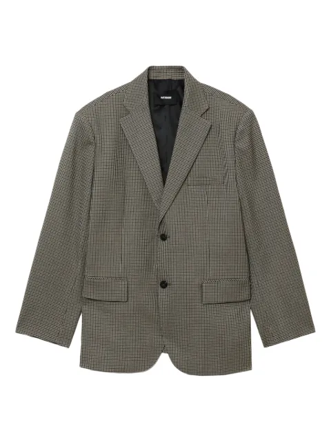 We11done blazer con motivo de cuadros
