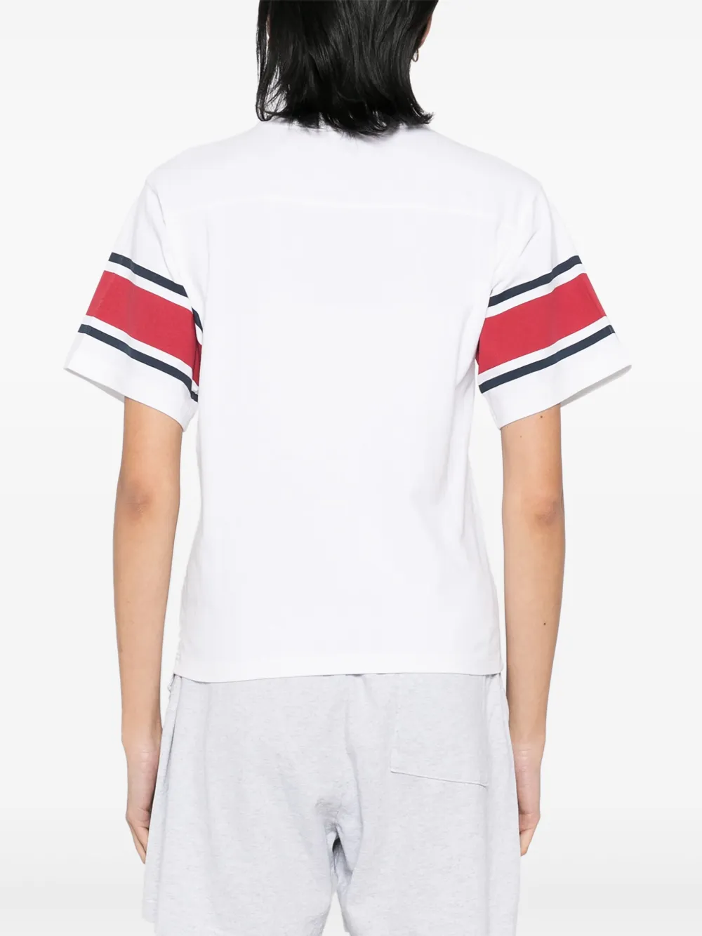 Sporty & Rich Wellness 94 Rugby T-shirt Wit