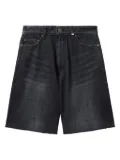 We11done cotton shorts - Black