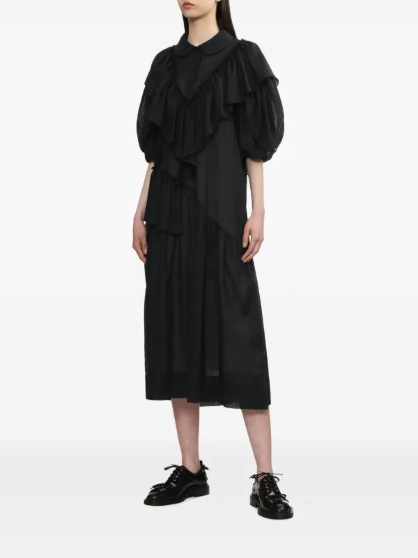 ワンピースその他 SIMONE ROCHA Women Dresses 7319 0573 BLACK SIMONE ROCHA - Women W/ Deep Lace Trim Slip Dress – Atelier