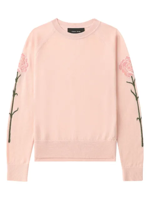 Simone Rocha suéter con motivo floral