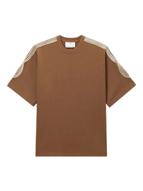 Song For The Mute contrasting-striped T-shirt