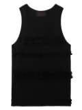 Simone Rocha ruffled tank top - Black