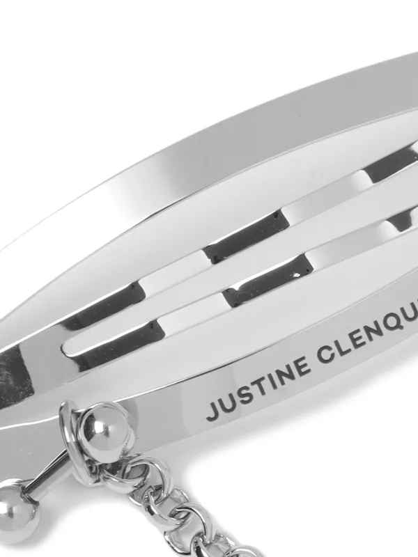 【Justine Clenquet】関税送料込★LISA ヘアピン シルバー Justine Clenquet Lisa ヘアクリップ | シルバートーン
