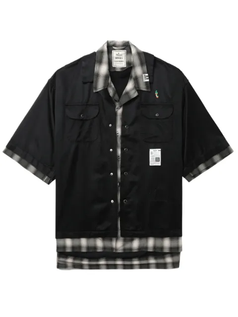 Maison MIHARA YASUHIRO camisa con doble capa
