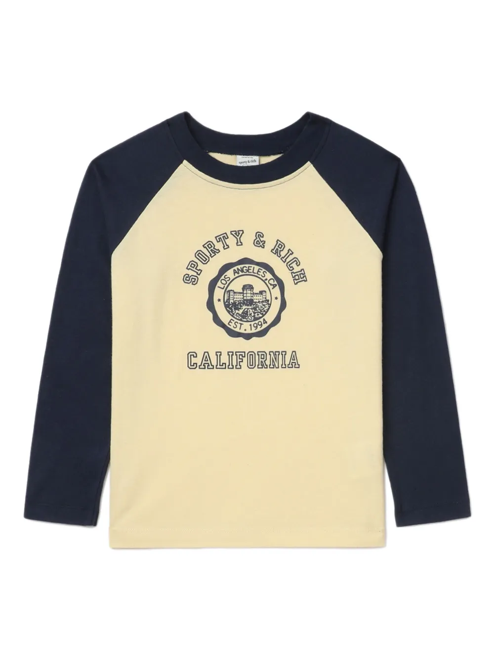SPORTY & RICH KIDS California Emblem T-shirt Beige