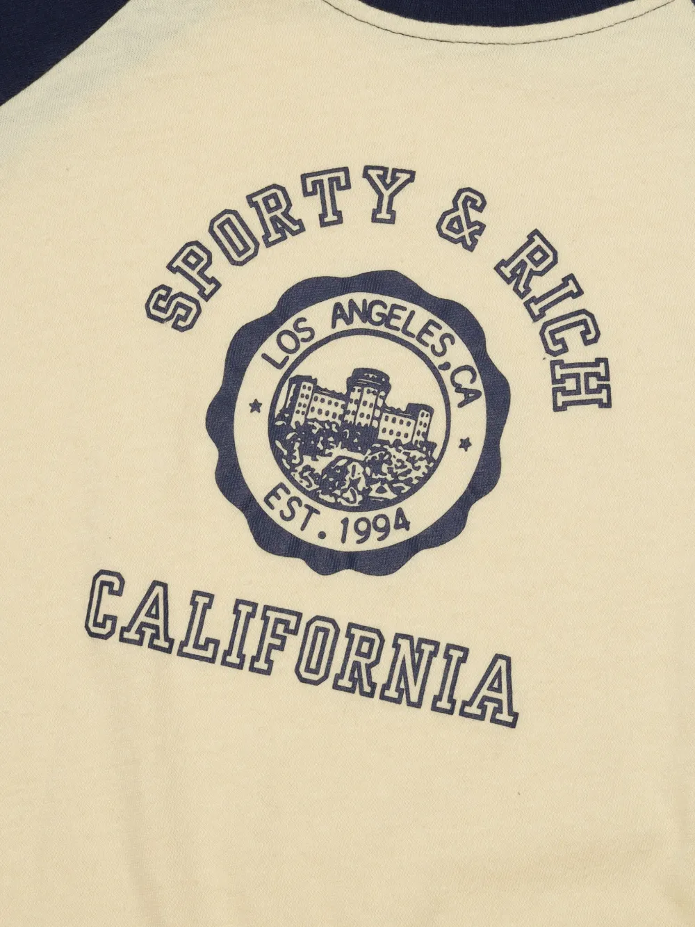 SPORTY & RICH KIDS California Emblem T-shirt Beige