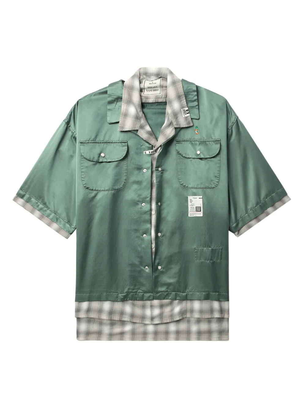 Maison MIHARA YASUHIRO camisa a capas | verde | Image 1