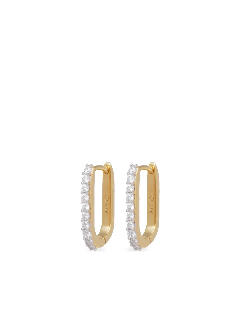 crystal-embellished earrings
