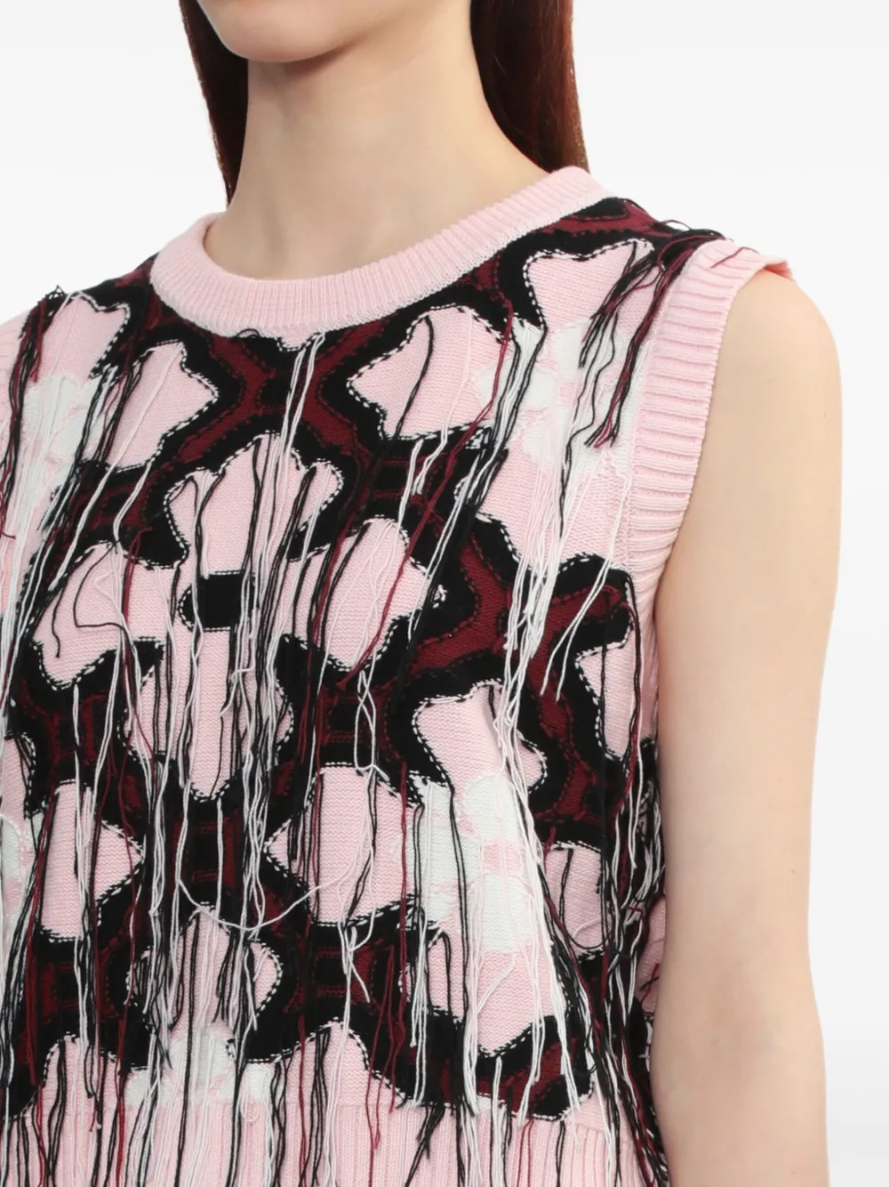 Charles Jeffrey Loverboy Katoenen gilet Roze