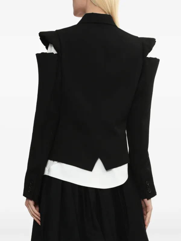 Noir Kei Ninomiya クロップド ジャケット | ブラック | FARFETCH JP