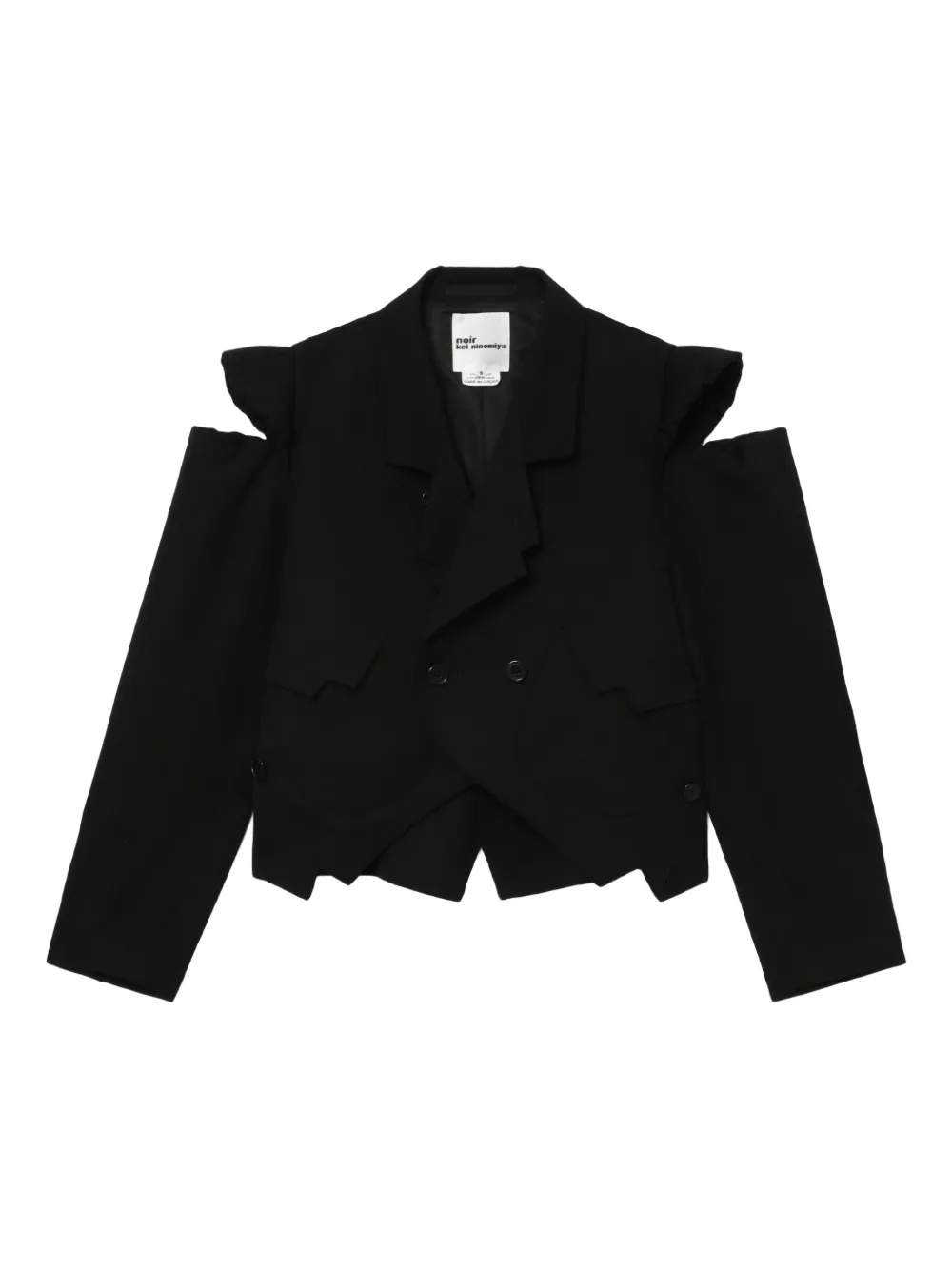 NOIR KEI NINOMIYA CROPPED BLAZER 
