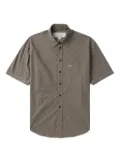 ERL check-pattern short-sleeve shirt - Brown
