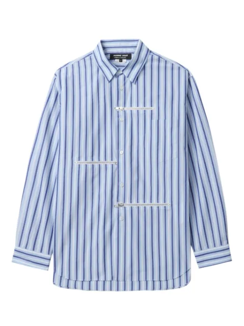 Comme des Garçons Homme Deux camisa con rayas estampadas