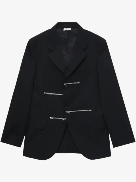 Comme des Garçons Homme Deux zip-detailing blazer 