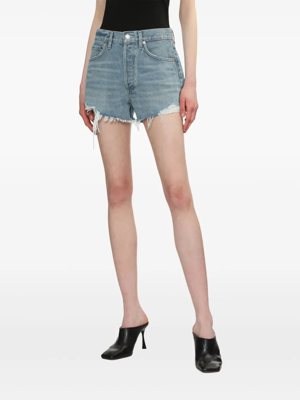 AGOLDE Denim shorts Blauw