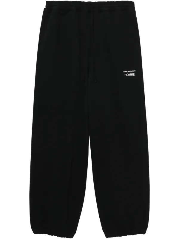Comme Des Garçons Homme ロゴ ジョガーパンツ | ブラック | FARFETCH JP