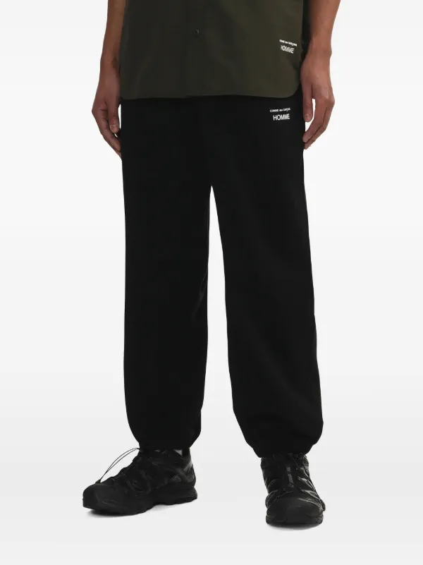 Comme Des Garçons Homme ロゴ ジョガーパンツ | ブラック | FARFETCH JP