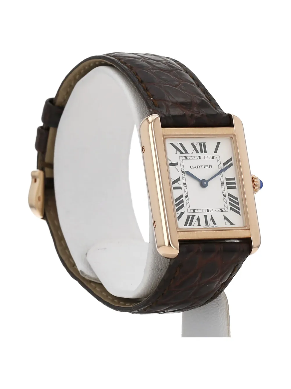 Pre-owned Cartier 2018  Tank Solo 31mm In White