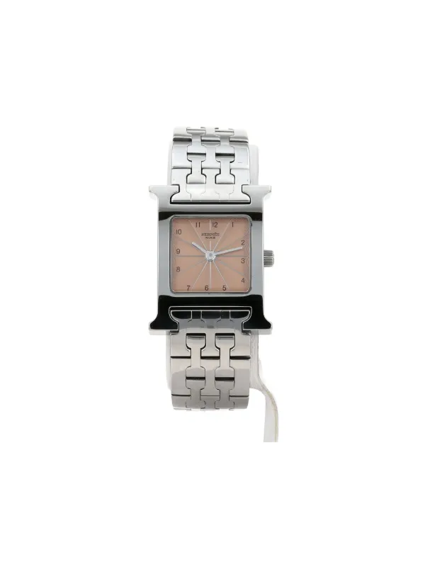 Hermès Pre-owned 2000 Heure H 30mm in Pink
