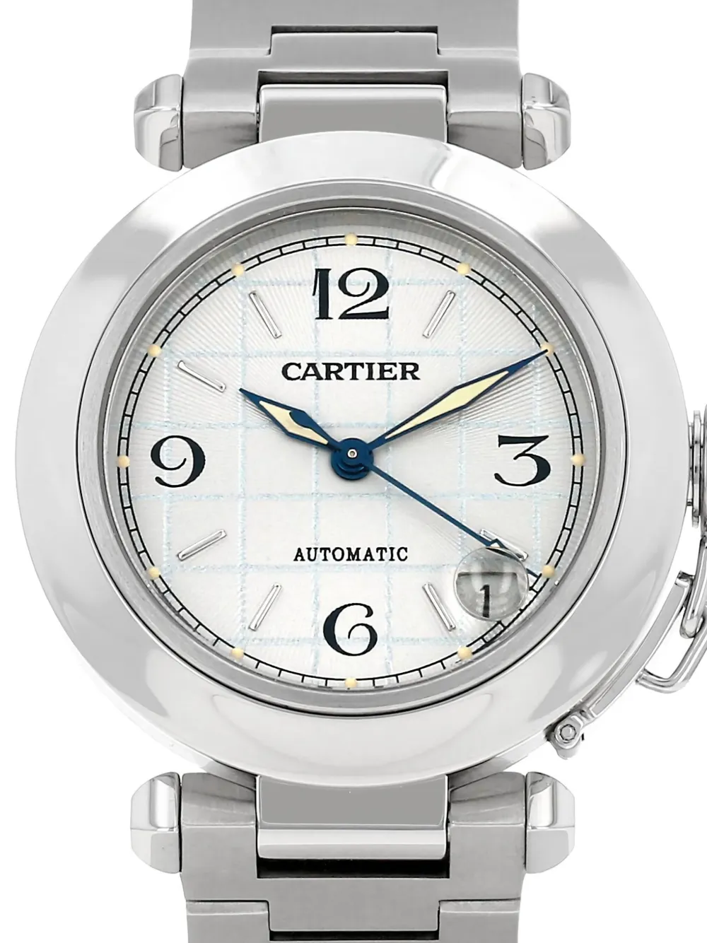 Pre-owned Cartier 2000s Pasha Chrono 36mm In Neutrals