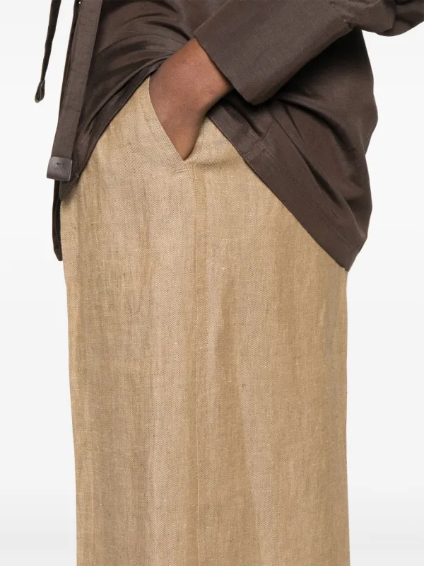 Max Mara Rauche Trousers | Brown | FARFETCH