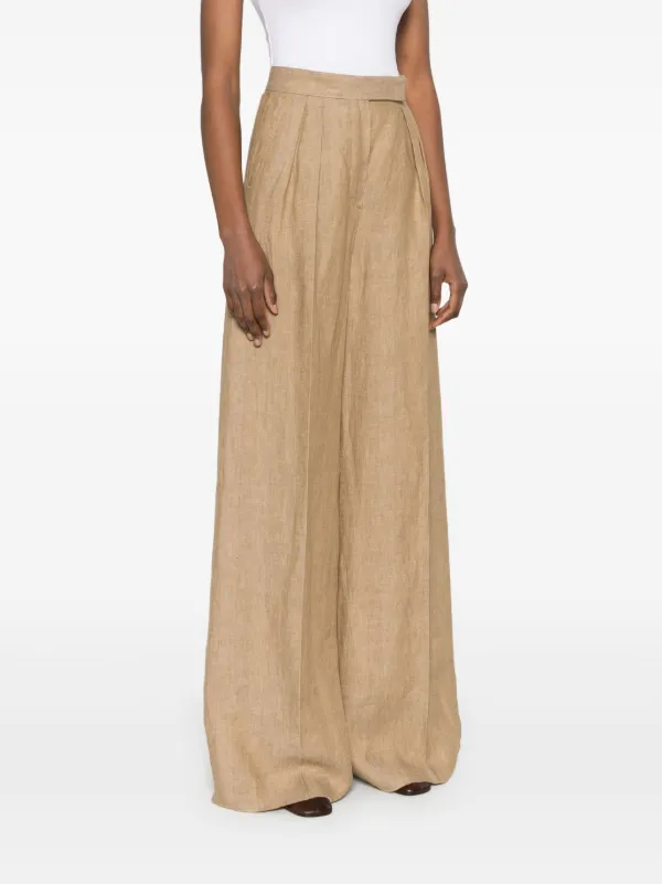 Max Mara Rauche Trousers | Brown | FARFETCH BH