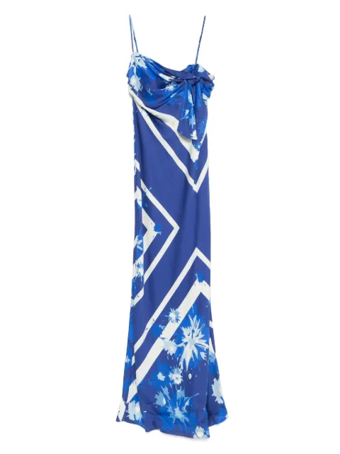 MSGM vestido largo estampado
