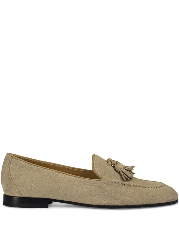 Doucal's Tasselled Loafers in Neutrals